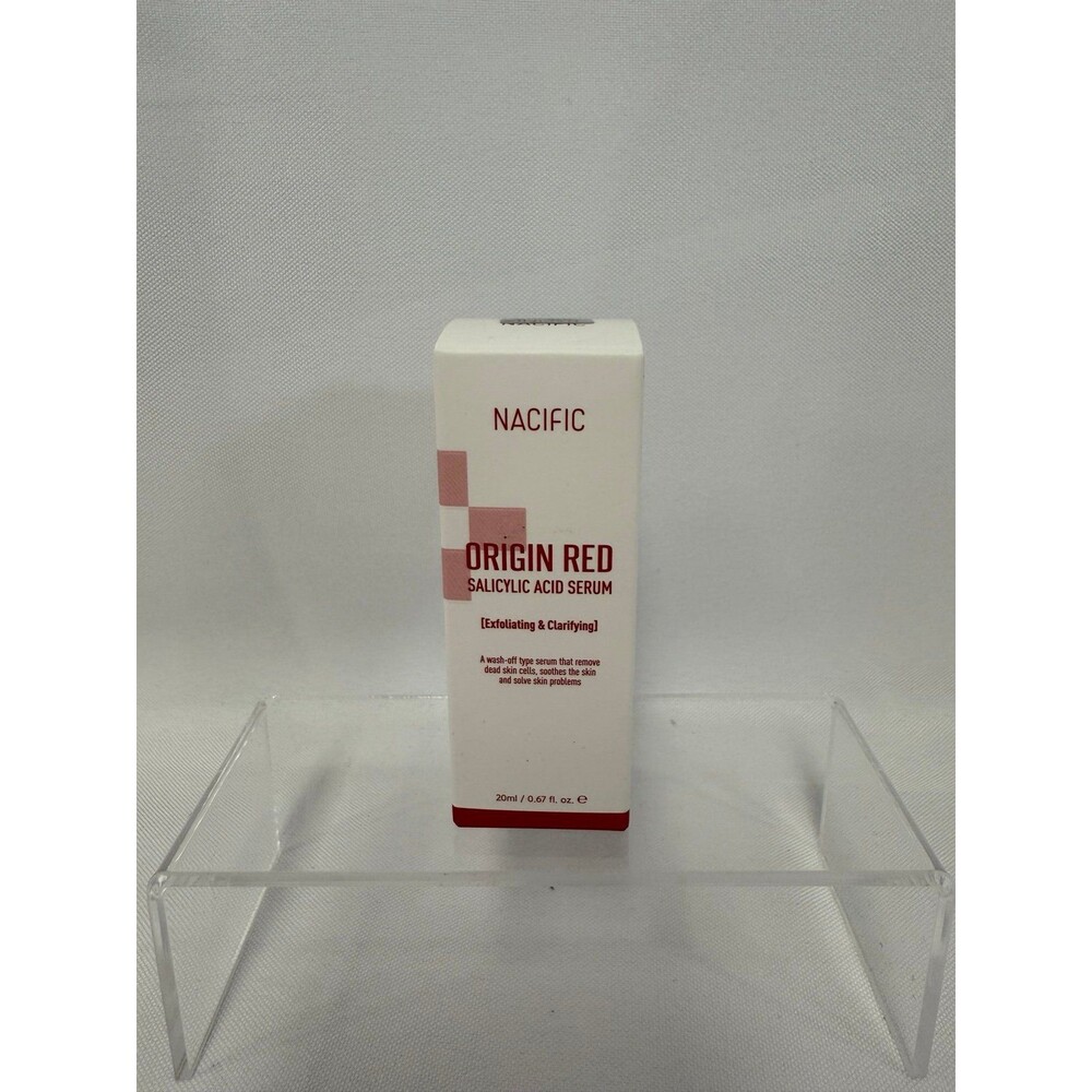 Nacific Origin Red Salicylic Acid Serum Exfoliate & Clarify NEW SEALED 20ml